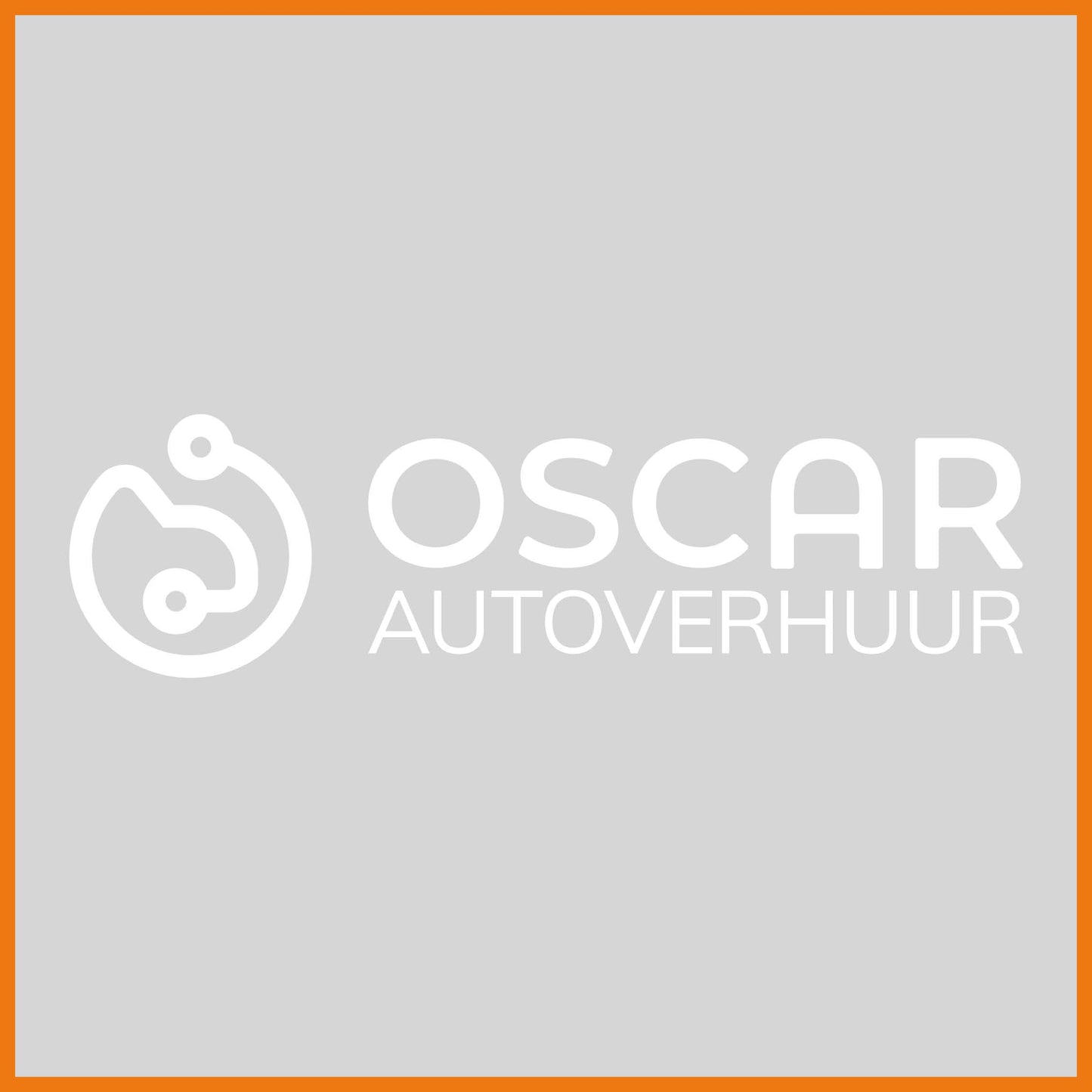 Contour sticker with white logo
