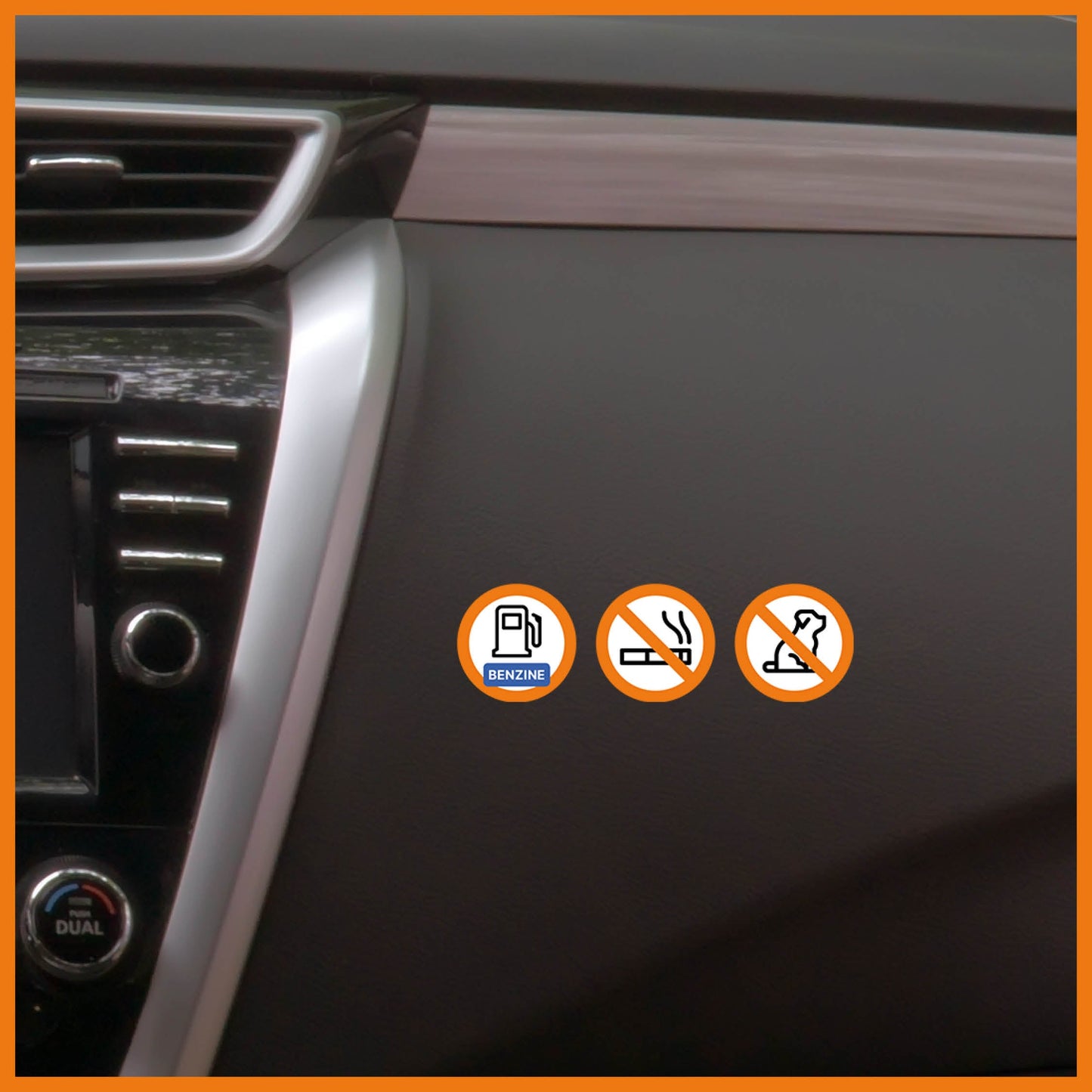 No smoking sticker (5 pieces)