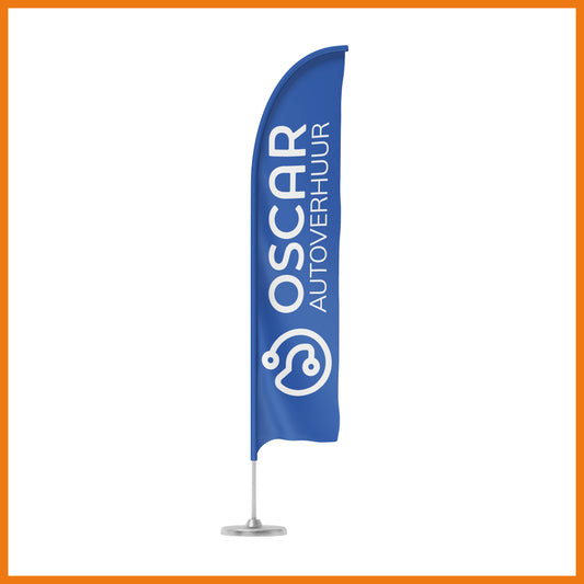 Beachflag compleet