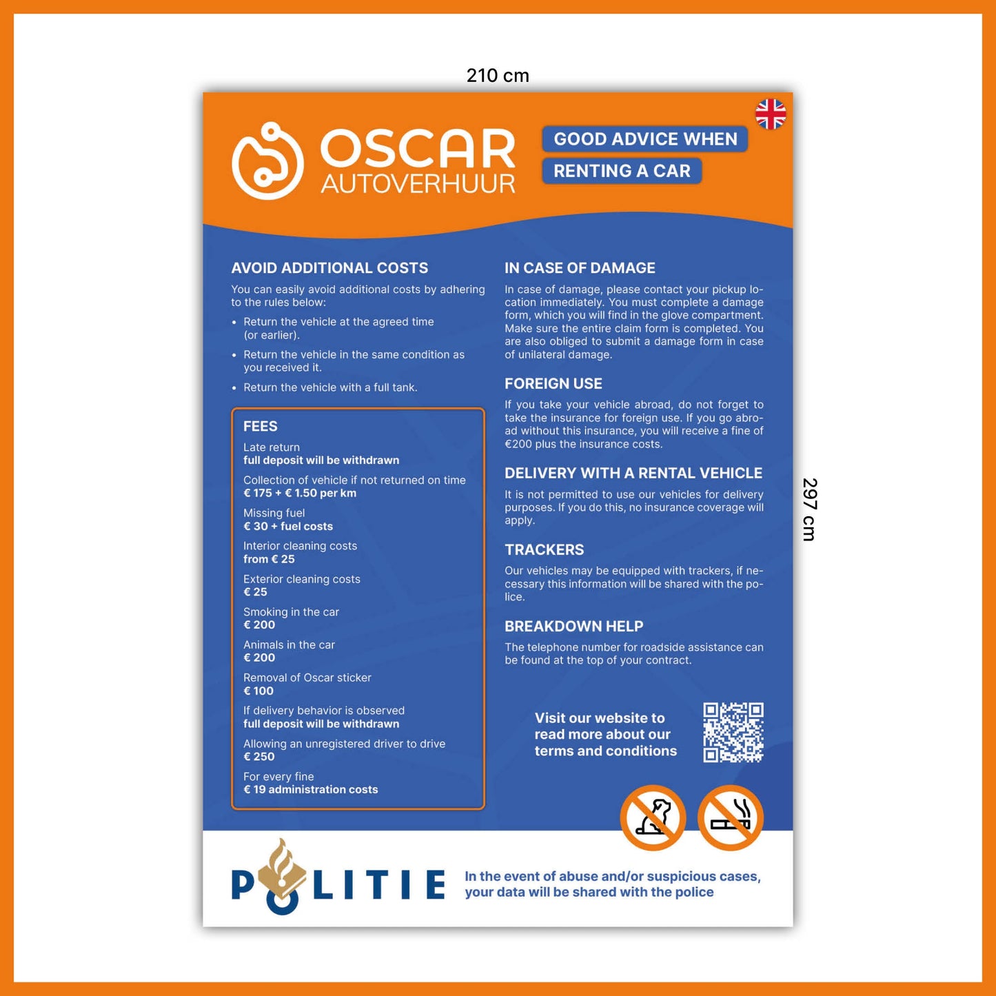 Avoid fees flyer (20 pieces)